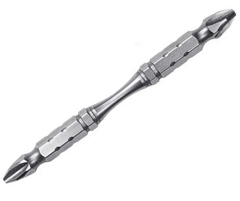 Бита Pozidriv двусторонние E-form (MZ) Silver Torsion